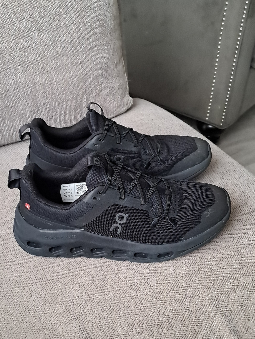 On Running Black Men's Athletic Running Shoes